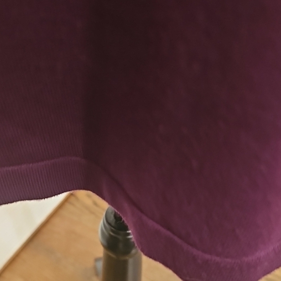 Calvin Klein Deep Purple Puff Sleeve Sweater Dress - Picture 7 of 9